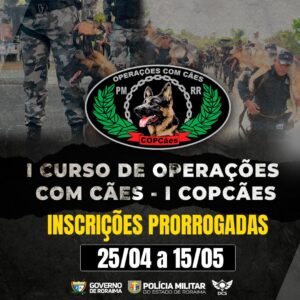 I CURSO DE OPERAÇÕES COM CÃES – COPCÃES